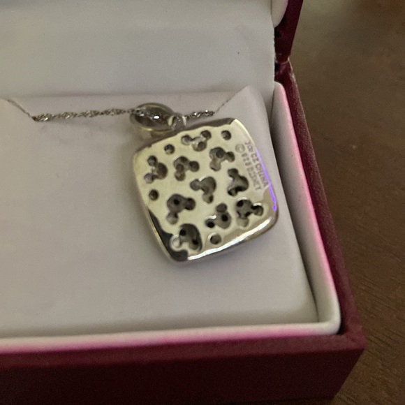 Silver Mickey ear necklace - Picture 3 of 5